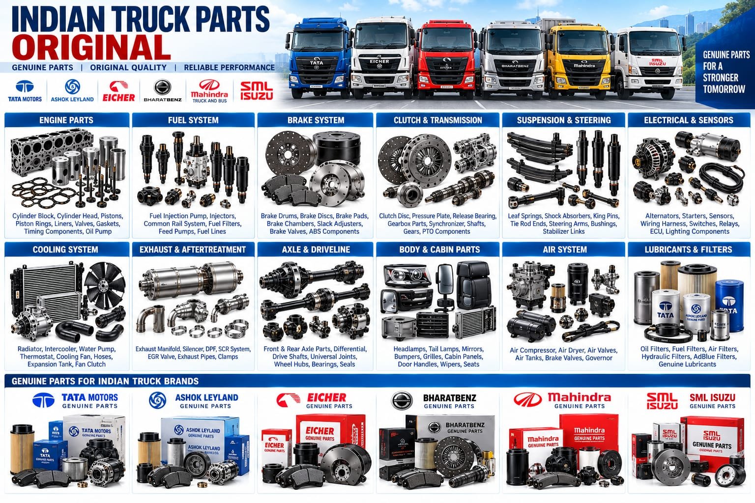 Original Indian Truck Parts